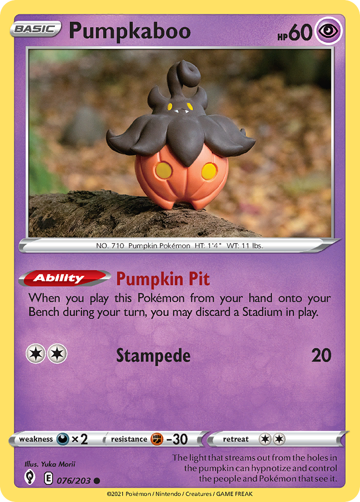 Evolving Skies Pumpkaboo #76/203